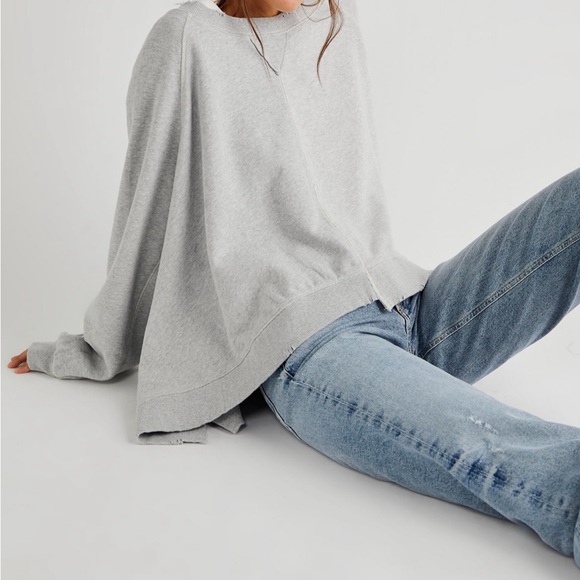 Free People Rework It & Reverse It Sweatshirt - Picture 4 of 8